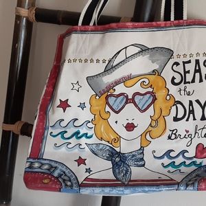 Brighton canvas Tote Bag